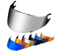 PSLER Visiera Casco per D-Skwal D-Skwal 2 Spartan - Visiera Colorata Accessori per Casco da Moto Ricambio(Argento)