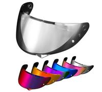 PSLER Visiera Casco per HJC HJ-34P C10 - Visiera Colorata Accessori per Casco da Moto Ricambio(Argento Trasparente)
