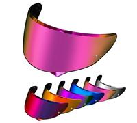 PSLER Visiera Casco per HJC HJ-34P C10 - Visiera Colorata Accessori per Casco da Moto Ricambio(Rosso Rosa Intenso)