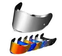 PSLER Visiera Casco per LS2 Stream II FF808 - Visiera Colorata Accessori per Casco da Moto Ricambio(Argento)