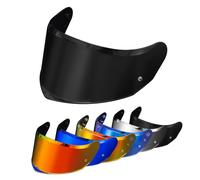 PSLER Visiera Casco per LS2 Stream II FF808 - Visiera Colorata Accessori per Casco da Moto Ricambio(Nero)