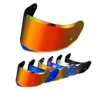 PSLER Visiera Casco per LS2 Stream II FF808 - Visiera Colorata Accessori per Casco da Moto Ricambio(Rosso Dorato Intenso)