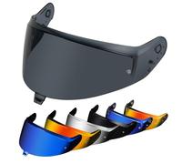 PSLER Visiera Casco per SKWAL i3 RIDILL 2 D-SKWAL 3 Visiera Colorata Accessori per Casco da Moto Ricambio(Nero Chiaro)