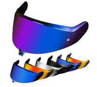 PSLER Visiera Casco per SKWAL i3 RIDILL 2 D-SKWAL 3 Visiera Colorata Accessori per Casco da Moto Ricambio(Arcobaleno)