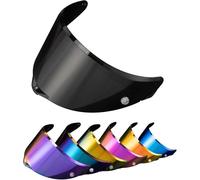 PSLER Visiera per AGV Pista GP RR Pista GPR CORSA-R RACE 3 RACE 2,Visiera Colorata Accessori per Casco da Moto Ricambio(Nero Intenso)