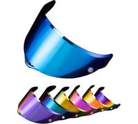 PSLER Visiera per AGV Pista GP RR Pista GPR CORSA-R RACE 3 RACE 2,Visiera Colorata Accessori per Casco da Moto Ricambio(Blu Intenso)