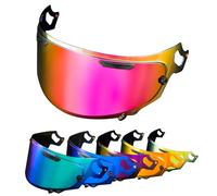 PSLER Visiera per ARIA RX-7V Renegade-V RX-7X REO XD Regent-X VAS-V Corsair-X Quantum-X Signet-X Defiant-X Concept-X,Visiera Colorata Accessori per Casco da Moto Ricambio(Rosso Rosa Intenso)