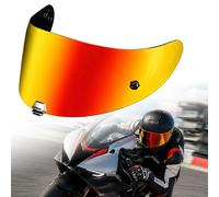 PSLER Visiera per Casco Moto Compatibile con HJC RPHA 11 (Pro/Carbon) e RPHA 70 (ST/Carbon), Ricambio per HJ-26 HJ-26ST, Antigraffio Protezione UV, Predisposizione Pinlock(Rosso Oro Profondo)
