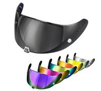 PSLER Visiera per Casco per EXO 520 1400 R1 Visiera Colorata per Scorpion EXO 391 520 1400 R1,Protezione UV per Moto Accessori di Ricambio per Visiera Protettiva(Nero Chiaro)