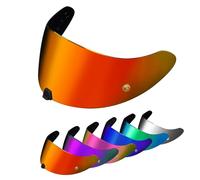 PSLER Visiera per Casco per EXO 520 1400 R1 Visiera Colorata per Scorpion EXO 391 520 1400 R1,Protezione UV per Moto Accessori di Ricambio per Visiera Protettiva(Rosso Intenso)