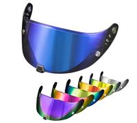 PSLER Visiera per Casco per EXO 520 1400 R1 Visiera Colorata per Scorpion EXO 391 520 1400 R1,Protezione UV per Moto Accessori di Ricambio per Visiera Protettiva(Blu Trasparente)
