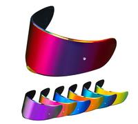PSLER Visiera per Casco per LS2 FF801 FF397 VECTOR FT2,Visiera Colorata Accessori per Sedici Strada 2 Strada 3,Casco da Moto Ricambio(Rosso Violaceo Intenso)