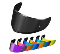 PSLER Visiera per Casco per LS2 FF801 FF397 VECTOR FT2,Visiera Colorata Accessori per Sedici Strada 2 Strada 3,Casco da Moto Ricambio(Nero Scuro)