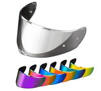 PSLER Visiera per Casco per LS2 FF801 FF397 VECTOR FT2,Visiera Colorata Accessori per Sedici Strada 2 Strada 3,Casco da Moto Ricambio(Argento Trasparente)