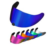 PSLER Visiera per Exo R420(NON compatibile con R520) - Visiera Colorata Accessori per Casco da Moto Ricambio(Blu Intenso)