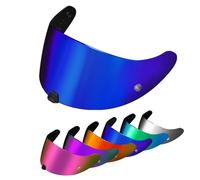 PSLER Visiera per Exo R420(NON compatibile con R520) - Visiera Colorata Accessori per Casco da Moto Ricambio(Blu Intenso)