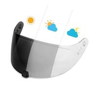 PSLER Visiera per Exo R420(NON compatibile con R520) - Visiera Colorata Accessori per Casco da Moto Ricambio(Fotocromatico)