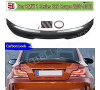 PSM Stile Ala Per BMW Serie 1 E82 Coupé 118d 120i 135i 2008 2009 2010 2011 2012 2013 Carbon Look Baule Posteriore Boot Spoiler Labbro