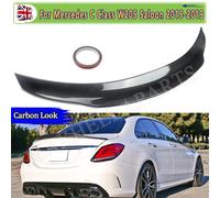 PSM STILE Spoiler PER MERCEDES CLASSE C W205 C160 C180 C300 2015 2016 2017 2018 2019 RENNTECH AUTO POSTERIORE SPOILER LIP CARBON LOOK