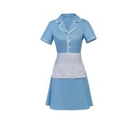 PSNKLMM Cameriera musicale for presentare il costume da cameriera blu for donne adulte, vestito del musical di Broadway(XXL)