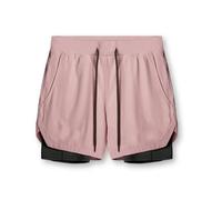 PSNKLMM Pantaloncini Sportivi Estivi da Uomo 2 in 1, Pantaloncini mimetici, Pantaloncini da Jogging, da Corsa, for Allenamento Fitness, multifunzionali, ad Asciugatura Rapida, da Palestra(Pink,XL)