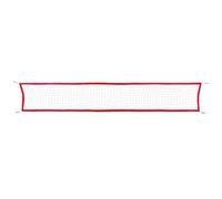 PSNKLMM Rete da pallavolo Portatile di Ricambio for Piscina, 15 x 3 Piedi, for Adulti, Gioco d'Acqua, Rete da pallavolo in polietilene for intrattenimento(Red)