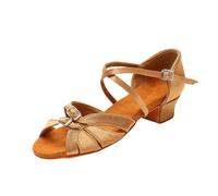 PSNKLMM Scarpe da Ballo for Bambini, for Ragazze e Donne, Scarpe Latino, Moderne for Tango, Sandali for Salsa(LightBeige,28 (19cm))