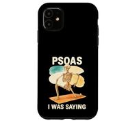 Psoas I Was Saying Anatomy Pun Stretching Skeleton Custodia per iPhone 11