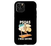Psoas I Was Saying Anatomy Pun Stretching Skeleton Custodia per iPhone 11 Pro