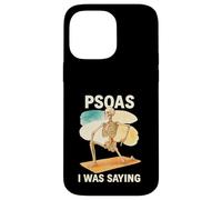 Psoas I Was Saying Anatomy Pun Stretching Skeleton Custodia per iPhone 14 Pro Max