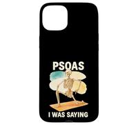 Psoas I Was Saying Anatomy Pun Stretching Skeleton Custodia per iPhone 15 Plus