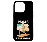 Psoas I Was Saying Anatomy Pun Stretching Skeleton Custodia per iPhone 15 Pro Max