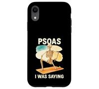 Psoas I Was Saying Anatomy Pun Stretching Skeleton Custodia per iPhone XR