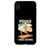 Psoas I Was Saying Anatomy Pun Stretching Skeleton Custodia per iPhone XS Max