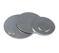 PSRONYAOG Disco in acciaio inox spesso 1,8 mm, 7 mm, 8, 10, 15, 19, 21, 24, 30, 35, 38, 40-90 mm, disco circolare in lamiera di metallo (12 mm (10 pezzi)