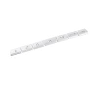 PSRRGZTM Interni automobilistici Compatibile con Jaguar XF 2012 2013 2014 2015 Pannello Multimediale Copri Pulsante Adesivo Argento Lega di Alluminio Automobili