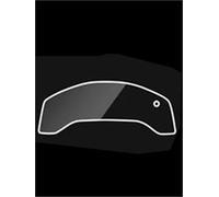 PSRRGZTM Pellicola protettiva Compatibile Con CR-V Per CRV 5th 2017 2020 Schermo Di Navigazione GPS Pellicola Protettiva In Acciaio Controllo Dello Schermo LCD Adesivo(Instrument)