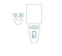PSRRGZTM Pellicola protettiva Compatibile Con EV Per Polestar 2 2021 2022 2023 Car Center Console Media Cruscotto Di Navigazione TPU Anti-graffio Pellicola Protettiva Accessori(Full Set)
