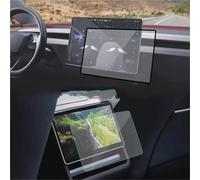 PSRRGZTM Pellicola protettiva Compatibile Con Tesla Per Model 3+ Per Model Y 2024 Pellicola Protettiva Navigazione In Vetro Temperato Con Controllo Centrale Della Posteriore Touchscreen(HD 2pcs)