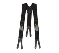 PSS Bretelle con bottone, nero Adatto a tutti i pantaloni PSS