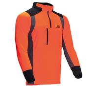 PSS Camicia funzionale a maniche lunghe X-treme Skin per le signore e i signori M arancione/grigio