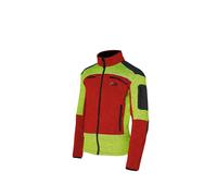 PSS Cardigan in fibra artica X-treme per le signore e i signori M rosso/giallo