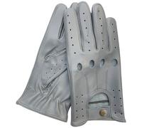 PSS Classico Vero Mucca Nappa Pelle Guida Moda Guanti Scuro E Grigio Chiaro 507