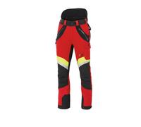 PSS Pantaloni antitaglio X-treme Air per le signore e i signori 58 rosso/giallo