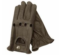 PSS Uomo Guida Guanti Mucca Kashmira Bicolore Pelle Slim Fit senza Righe 507