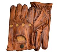 PSS Uomo Originale Leggero Cerato Pelle Moda Guida Guanti Completo Dito 507