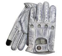 PSS Uomo Originale Leggero Cerato Pelle Moda Guida Guanti Completo Dito 507