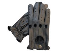 PSS Uomo Originale Leggero Pelle Guida Gloves-Touchscreen Completo Dito 507