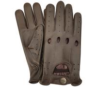 PSS Uomo Pelle senza Righe Comfort Qualità Chauffeur Stile Retro Guida Guanti