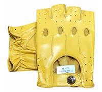 Pss Uomo senza Dita Stile Retro Pelle Guida Ciclismo Outdoor Estate Guanto 309